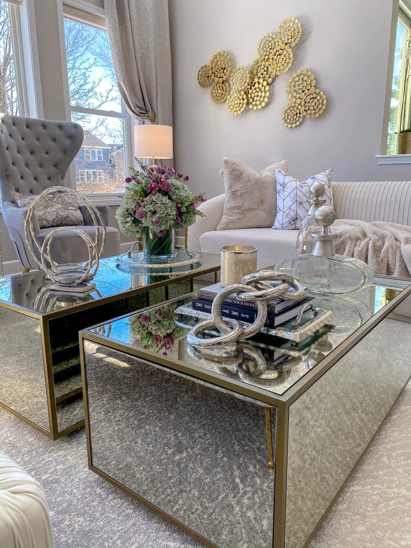 Inspire Me! Home Decor Glass Bottle With Silver Ball Stopper (2 Sizes)