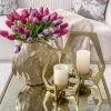 Inspire Me! Home Decor Gold Geometric Candle Holder (2 Sizes)