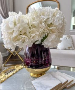 Inspire Me! Home Decor Purple And Gold Vase