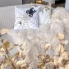 Inspire Me! Home Decor Gold Glam Beaded Spider Pillow
