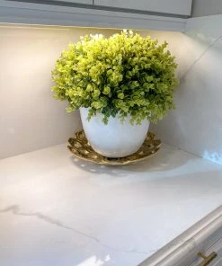 Inspire Me! Home Decor Circle Cutout Detailed Platter