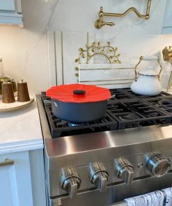 Inspire Me! Home Decor KITCHEN Silicone Poppy Flower Pot Lids (5 Sizes)