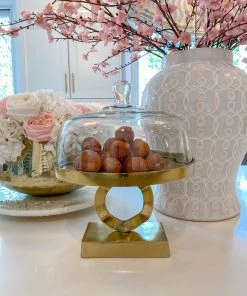Inspire Me! Home Decor KITCHEN Open Circle Pedestal Cake Stand