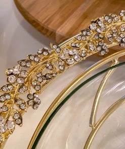 Inspire Me! Home Decor Jeweled Edge Bowl With Glass Insert (2 Colors)