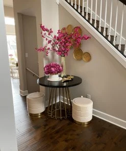 Inspire Me! Home Decor Double Metal Leaf Tray (2 Colors)