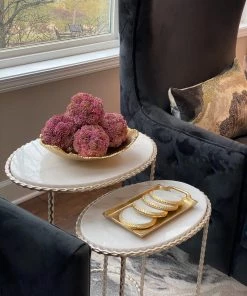 Inspire Me! Home Decor Decorative Faux Sedum Orb (2 Colors)