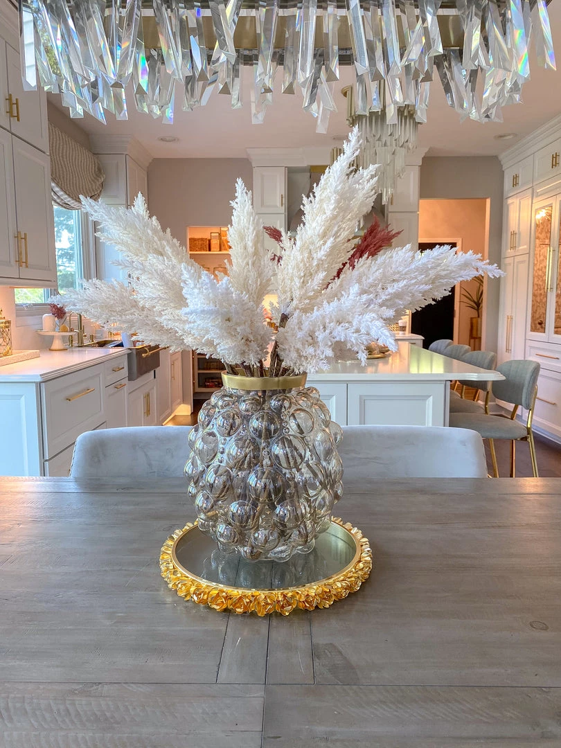 Inspire Me! Home Decor White Pampa Stem