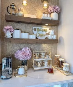 Inspire Me! Home Decor White And Gold Ceramic Jars With Lids (3 Sizes)