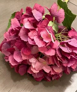 Inspire Me! Home Decor Floral Stems Real-Touch Hydrangea Stem (4 Colors)