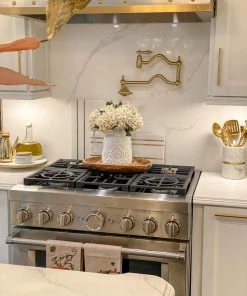 Inspire Me! Home Decor White Floral Detailed Pitcher