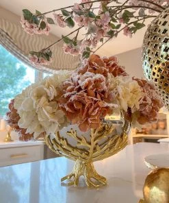 Inspire Me! Home Decor 27" Pink Snow Sprinkle Hydrangea Stem