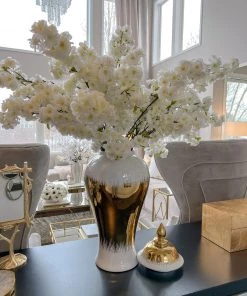 Inspire Me! Home Decor 42" White Cherry Blossom