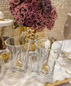 Inspire Me! Home Decor Jeweled Flower Tea Spoon (2 Colors)