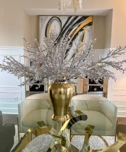 Inspire Me! Home Decor Silver Icicle Branch Floral Stems