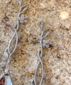 Inspire Me! Home Decor KITCHEN Crystal Detailed Leaf Server Set