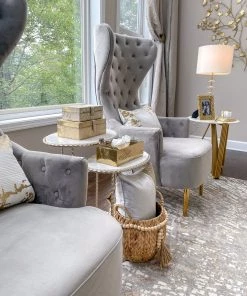 Inspire Me! Home Decor Gold Brushed Abstract Faux Cow Hide Decorative Boxes (Set Of 2)