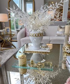 Inspire Me! Home Decor Gold Leaf Candle Bundle