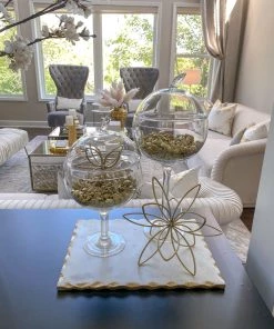 Inspire Me! Home Decor Glass Stem Jar (2 Sizes)