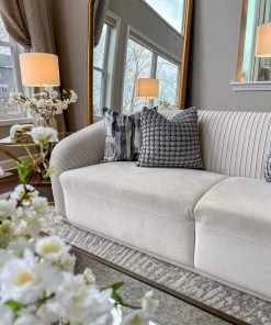 Cloud9d PILLOWS, RUGS, & THROWS Serena Grey Pillow - 20