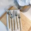 Inspire Me! Home Decor KITCHEN Two-Tone Flatware Set