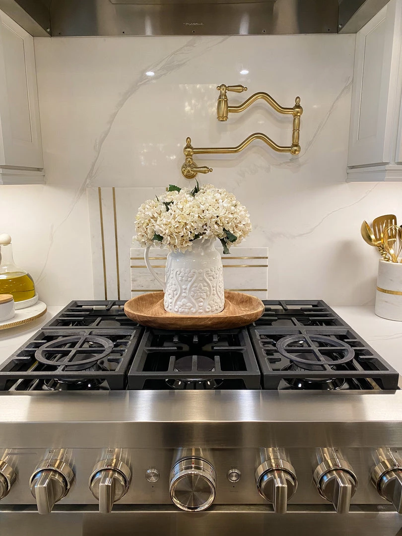 Inspire Me! Home Decor White Floral Detailed Pitcher