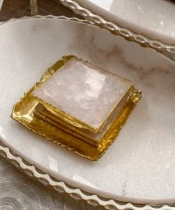 Inspire Me! Home Decor Gold Hammered Square Tray