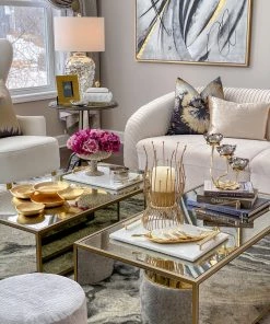 Inspire Me! Home Decor Large Jeweled Glass Decorative Bowl