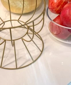 Inspire Me! Home Decor Gold Wire Compote