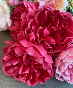 Inspire Me! Home Decor Real-Touch Full Peony Stems (3 Colors)