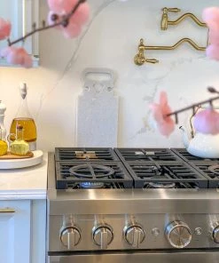 Inspire Me! Home Decor KITCHEN Intricate Detail Marble Scroll Tray