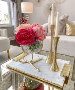 Inspire Me! Home Decor Real-Touch Full Peony Stems (3 Colors)