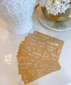 Inspire Me! Home Decor Large White Script Pantry Labels