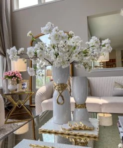 Inspire Me! Home Decor Floral Stems 18" Cherry Blossom Stem (3 Colors)