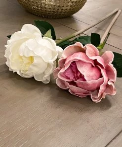 Inspire Me! Home Decor Real-Touch Peony Stem (3 Colors)
