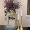 Inspire Me! Home Decor Gold Abstract Decorative Vase
