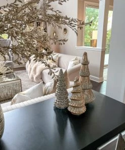 Inspire Me! Home Decor Silver Mercury Tree Gold