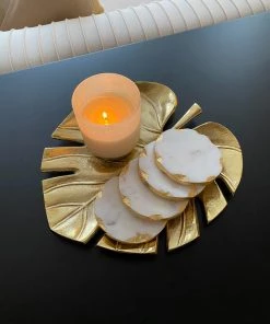 Inspire Me! Home Decor Split Leaf Tray/Trivet (2 Colors)