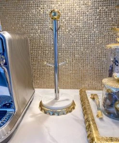 Inspire Me! Home Decor Coffee Mug Holder With Marble Base Gold