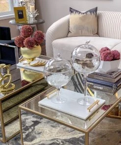 Inspire Me! Home Decor Glass Stem Jar (2 Sizes)