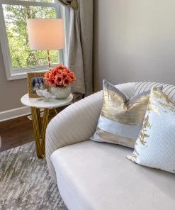 Inspire Me! Home Decor Champagne Studded Glass Vase