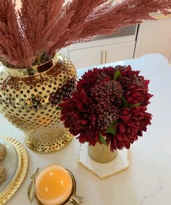 Inspire Me! Home Decor Burgundy Mum And Berry Bundle