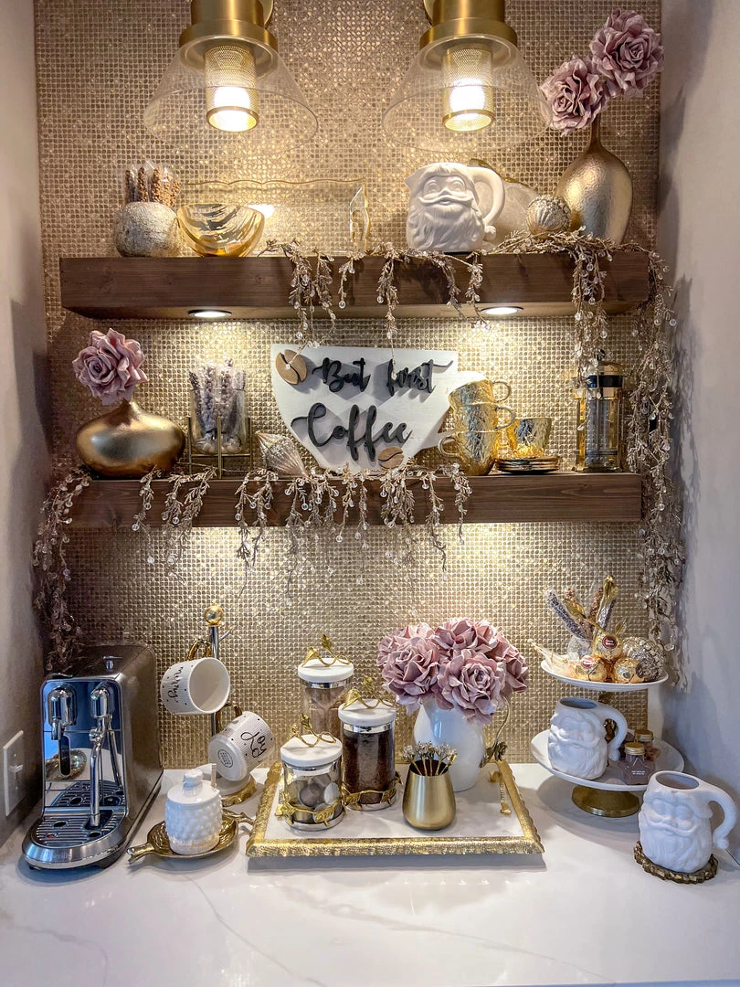 Inspire Me! Home Decor Crystal Cascading Garland Floral Stems