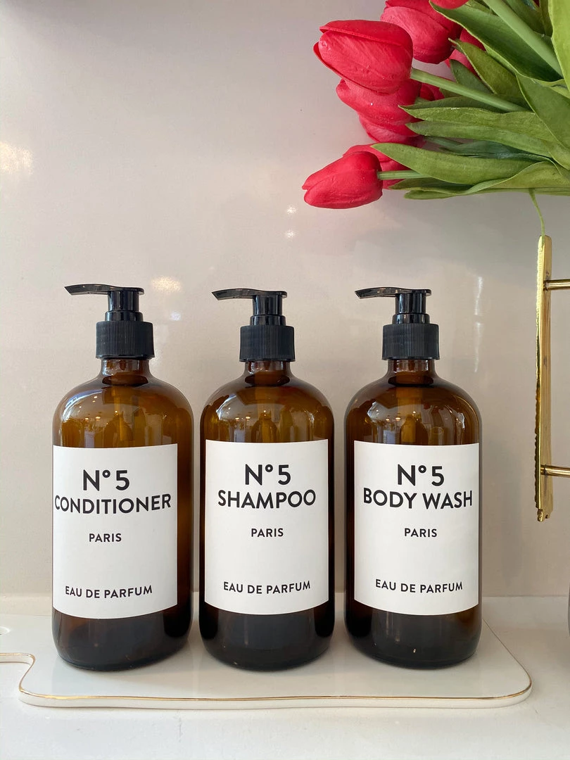 Inspire Me! Home Decor Amber Glass Bottle (3 Styles)