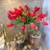 Inspire Me! Home Decor Red Tulip Bundle Floral Stems