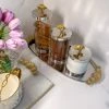 Inspire Me! Home Decor Silver And Gold Flower Top Canister (3 Sizes)