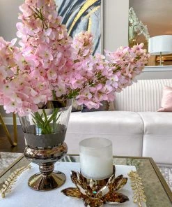 Inspire Me! Home Decor Smoked Stem Vase W/ Textured Detail