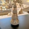 Inspire Me! Home Decor Tall Mercury Glass Tree With Glitter Gold