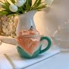 Inspire Me! Home Decor KITCHEN Rose Shape With Mug With Lid And Spoon