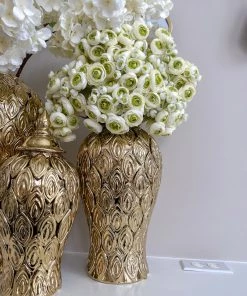 Inspire Me! Home Decor Mini Cream Ranunculus Bundle