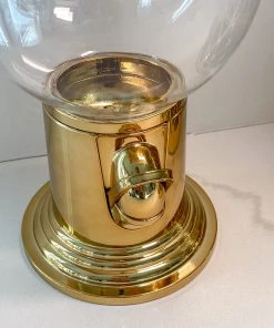 Inspire Me! Home Decor Gold Gumball Machine